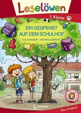 Leselöwen 1. Klasse - Ein Gespenst auf dem Schulhof (Großbuchstabenausgabe) - Katja Richert