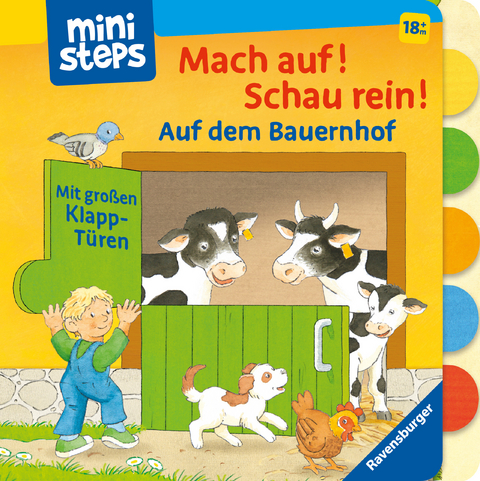 ministeps: Mach auf! Schau rein! Auf dem Bauernhof - Klaus Bliesener