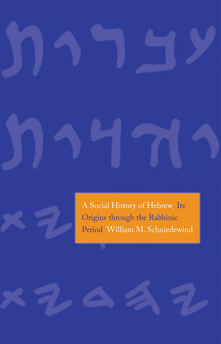 Social History of Hebrew -  William M. Schniedewind