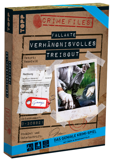 Crime Files - Fallakte: Verhängnisvolles Treibgut - Das geniale Krimispiel mit über 30 Beweismitteln - Silvano Beck, Simon Angerer