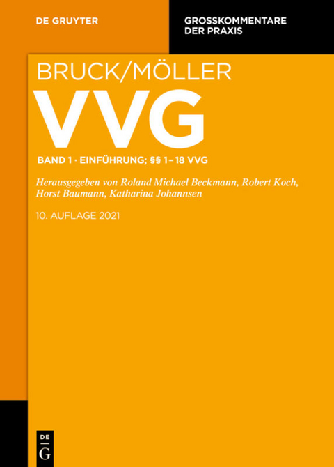 VVG / Einführung; §§ 1-18 VVG - 