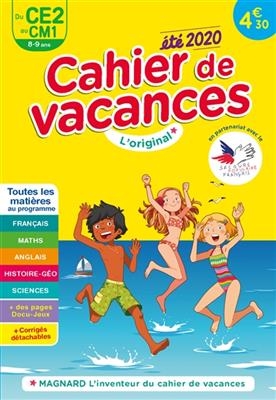 Cahier de vacances du CE2 au CM1, 8-9 ans : toutes les matières au programme : été 2020 - Maguy Bilheran