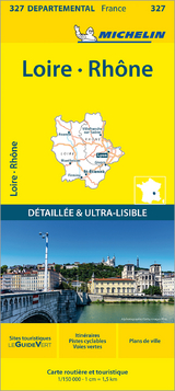 Loire, Rhone - Michelin Local Map 327 - Michelin