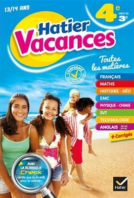 Cahiers de vacances Hatier