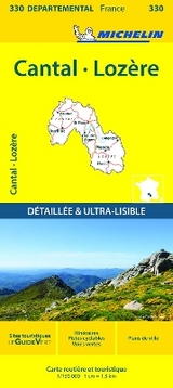 Cantal, Lozire - Michelin Local Map 330 - Michelin