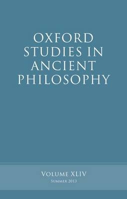 Oxford Studies in Ancient Philosophy, Volume 44 - 