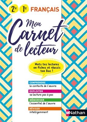 Mon carnet de lecteur : français : 2de-1re - Adrien David, Marie Panter, Fabrice Sanchez