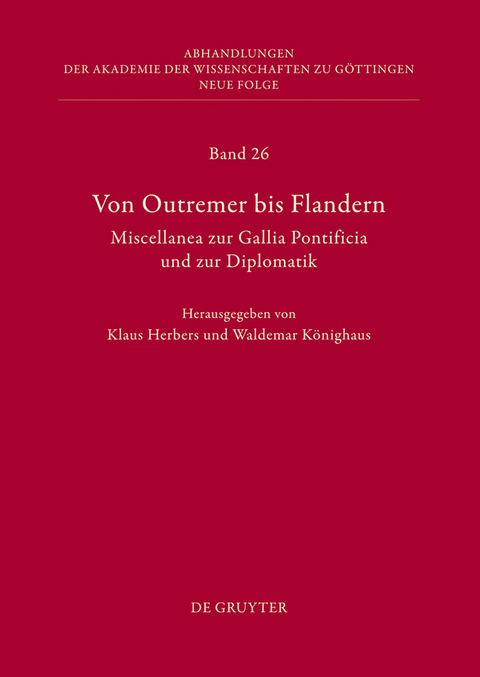 Von Outremer bis Flandern - 