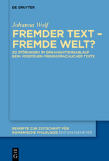 Fremder Text – fremde Welt? - Johanna Wolf