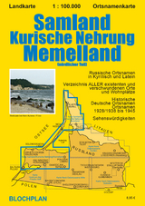 Landkarte Samland/Kurische Nehrung/Memelland - Bloch, Dirk