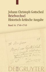 Johann Christoph Gottsched: Johann Christoph und Luise Adelgunde... / November 1748 – September 1749 - 