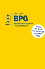 BPG I Betriebspensionsgesetz - Markus Reindl, Marcus Stopper