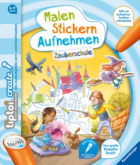 tiptoi® CREATE Malen Stickern Aufnehmen: Zauberschule - Lotta Bieberstein