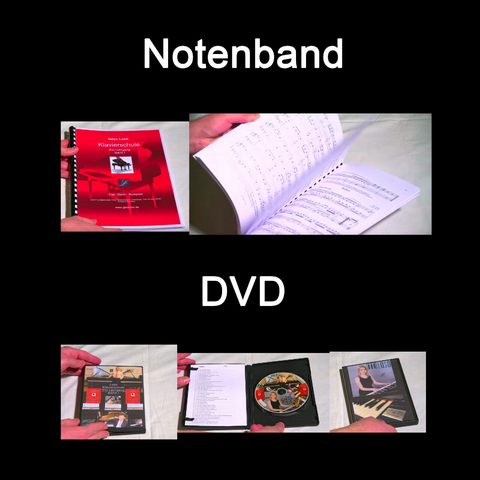 Loso Klavierschule - Ein Lehrgang Band I - 1Notenband+DVD für Rechtshänder-Tasteninstrument