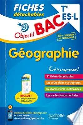 Géographie terminale ES-L : 51 fiches détachables - Daniel Traeger