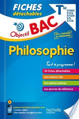 Philosophie, terminales technologiques : STMG, ST2S, STI2D, STL, ST2A : 54 fiches détachables - Philippe Solal