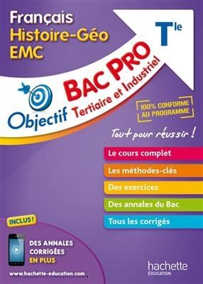 Français, histoire géo, EMC, bac pro tertiaire et industriel, terminale