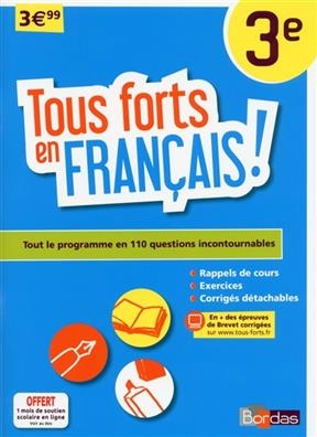 Tous forts en français ! 3e