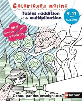 Tables d'addition et de multiplication : 9-11 ans, CM1-CM2