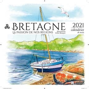 CALENDRIER BRETAGNE 2021 -DESSINS A L'A -  BOSQUET GILLES