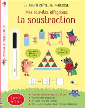 La soustraction : mes activités effaçables - Holly Bathie, Maddie Frost