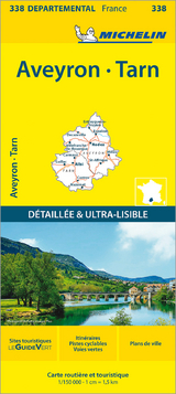 Aveyron, Tarn - Michelin Local Map 338 - Michelin