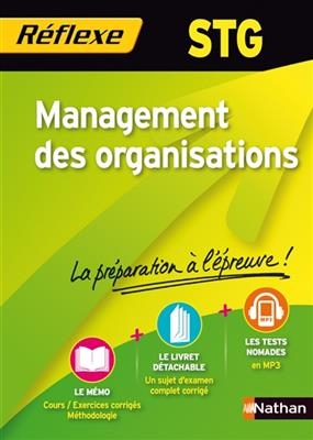 Management des organisations, STG : la préparation à l'épreuve ! - Marie-Jose Chacon, Anne-Gaelle saiah