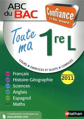 Toute ma 1re L : programmes 2011