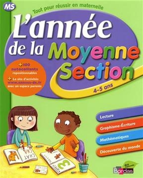 L'année de la moyenne section : 4-5 ans