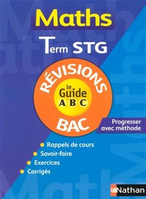 Mathématiques : terminale STG