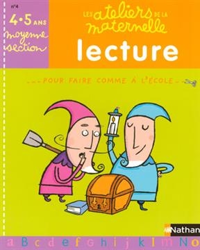 Lecture, moyenne section 4-5 ans : pour faire comme à l'école - Huguette Chauvet