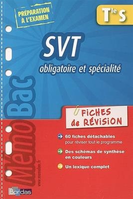 SVT obligatoire et spécialité Tle S - Henriette Homassel, Jean-Marie Homassel