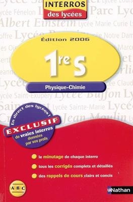 Physique-chimie 1re S - Cyriaque Cholet