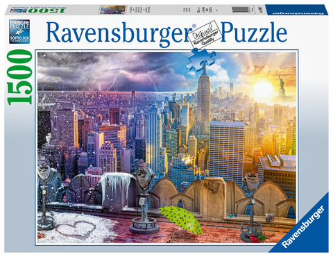 New York im Winter und Sommer (Puzzle)