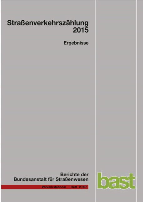 Straßenverkehrszählungen 2015 - Ergebnisse - Saeid Mahmoudi, Toni Frenken