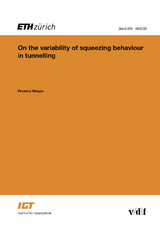 On the variability of squeezing behaviour in tunnelling - Florence Mezger