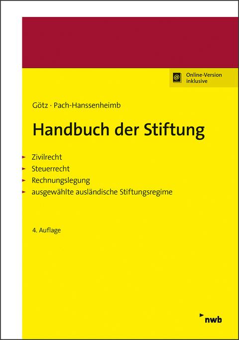 Handbuch der Stiftung - Hellmut Götz, Ferdinand Pach-Hanssenheimb