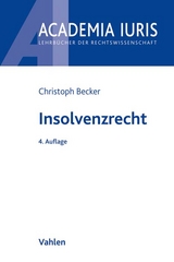 Insolvenzrecht - Becker, Christoph