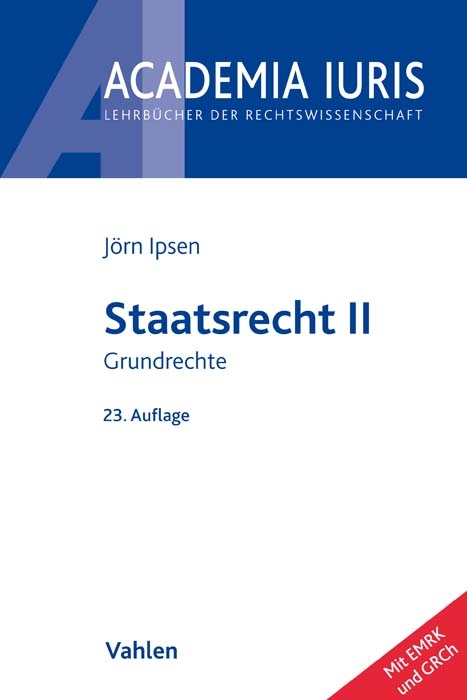 Staatsrecht II - Jörn Ipsen