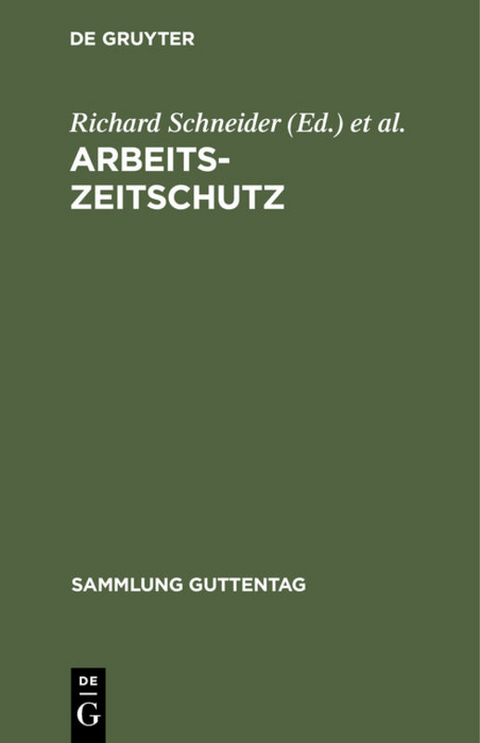 Arbeitszeitschutz - 