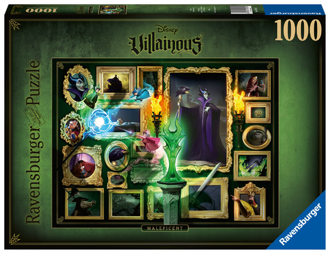 Ravensburger Puzzle 1000 Teile - Disney Villainous Maleficent - Die beliebten Charaktere aus Dornröschen als Puzzle für Erwachsene und Kinder ab 14 Jahren