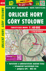 Orlické hory, Góry Stołowe / Adlergebirge, Heuscheuergebirge (Wander - Radkarte 1:40.000)