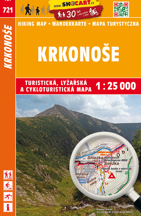 Krkonoše / Riesengebirge (Wander - Radkarte 1:25.000)