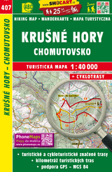 Krušné hory - Chomutov / Erzgebirge - Komotau (Wander - Radkarte 1:40.000)