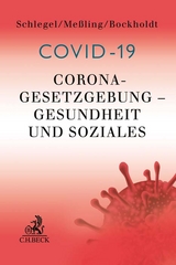 Corona-Gesetzgebung - Gesundheit und Soziales - Rainer Schlegel, Miriam Meßling, Frank Bockholdt