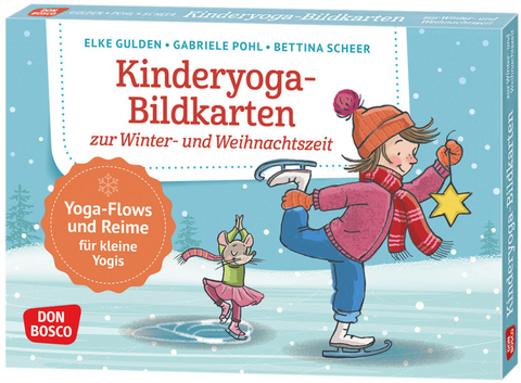 Kinderyoga-Bildkarten zur Winter- und Weihnachtszeit - Elke Gulden, Gabriele Pohl, Bettina Scheer