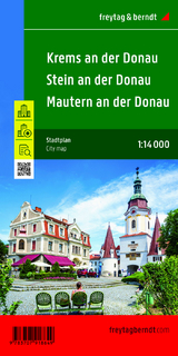 Krems an der Donau mit Stein und Mautern, Stadtplan 1:14.000 - 