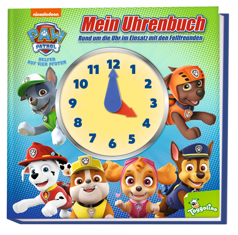 PAW Patrol: Mein Uhrenbuch - Rund um die Uhr im Einsatz mit den Fellfreunden -  Panini