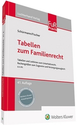 Tabellen zum Familienrecht - 