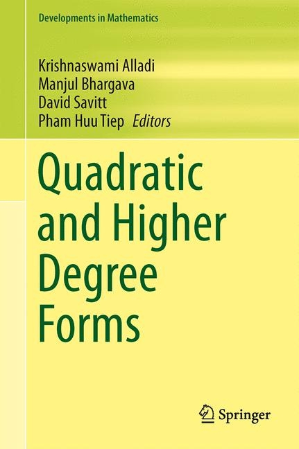 Quadratic and Higher Degree Forms - 